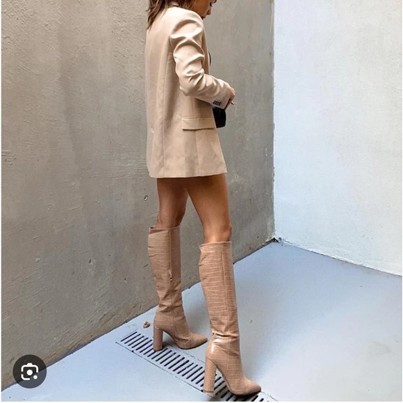 Billini Mila nude croc boot size 9 - Picture 6 of 6